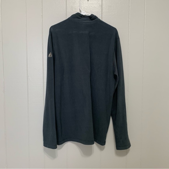 Men’s Gray Eddie Bauer Reso Half Zip Long Sleeve Fleece Sweater - Picture 4 of 5